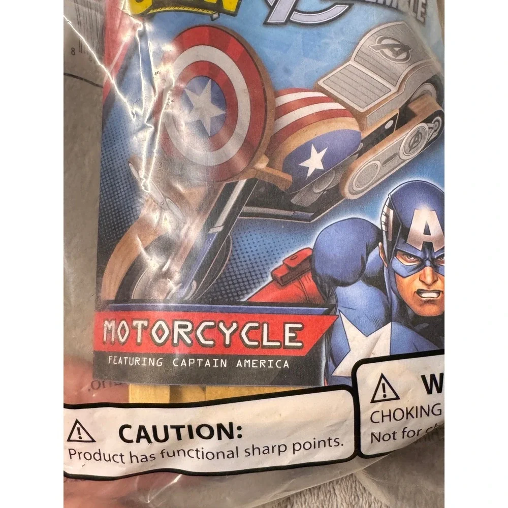 Lowe's Build & Grow Marvel Avengers Assemble Captain America Motorcycle Kit NEW